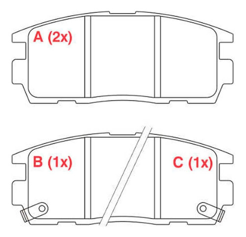 Kit Pastilha Freio Captiva 2008 A 2017 Traseira Akebono