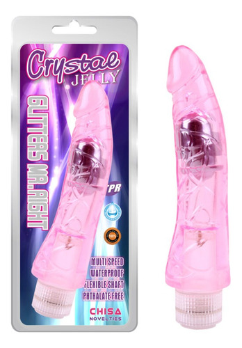  Vibrador Crystal Jelly Juguete Erótico Sexual Dildos Sexsho