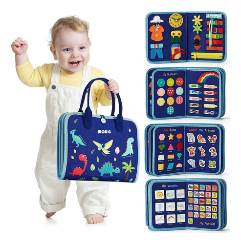 Regalo Toddler Travel Busy Board Para Brinquedos Para
