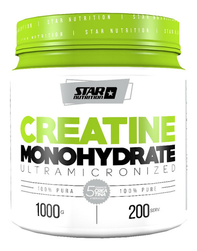 Suplemento en polvo Star Nutrition  Creatina 100% Pura en pote de 1kg