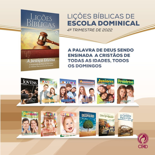 Revista - Lições Bíblicas Ebd 4º Trimestre Adulto Professor | MercadoLivre