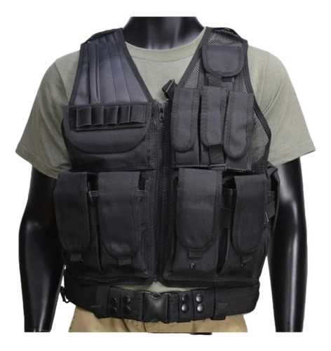 Chaleco Tactico Militares Chaleco Airsoft Modelo Swat Malla