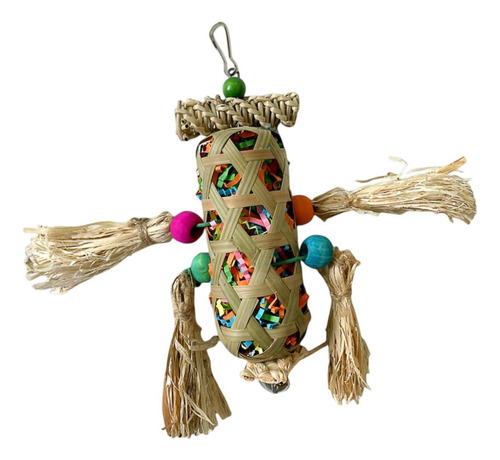 Juguete De Jaula Colgante Para Loros, Juguete Interactivo