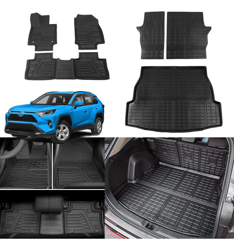 Dattumar Alfombrillas Compatibles Con Toyota Rav4 2019-2024 