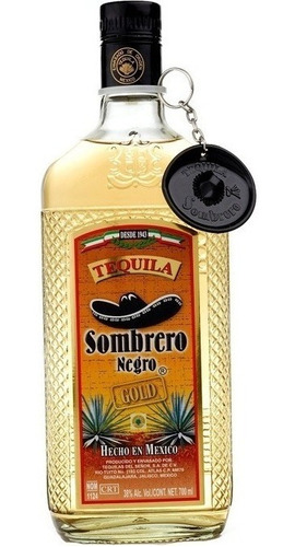 Tequila Sombrero Negro Gold De Mexico Envio Gratis En Caba