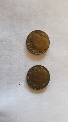 Moneda Argentina 5 Centavos Pesos  1947 1949 1950