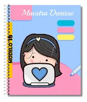 Comprar Libreta Personalizada Maestra Tierna Computación
