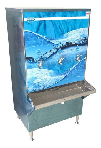 Bebedouro de água Frisbel 100 litros coluna 100L aço inoxidável 220V