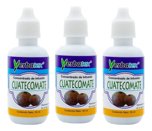 Pack 3 Extractos De Cuatecomate En Gotas 30ml