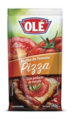 Imagen 1 de 1 de Salsa De Tomate Pizza Olé 340 Gr (pouch) - 1573