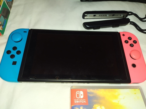 Nintendo Switch Neon 32 Gb+estuche+zelda Botw + Acc Original