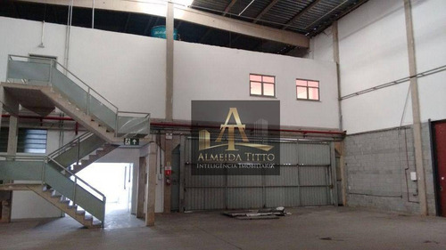 Excelente Galpão Para Locação Em Condomínio Logístico Com 1.298,83 M² Em Barueri/sp - Confira! - Ga0400