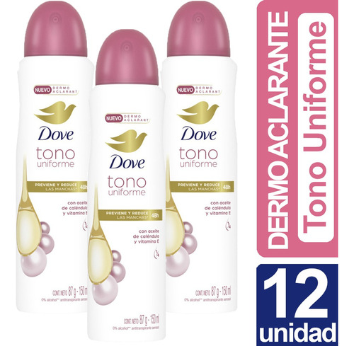  Dove Desodorante Variedades Aromas Mujer X12 Envio Gratis