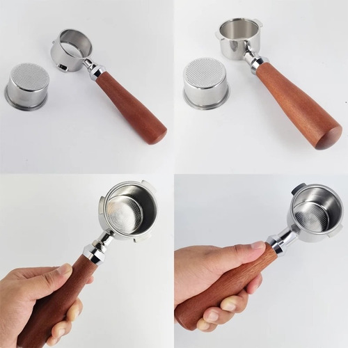 Filtro De 51mm Acero Inox P/4 Tazas Cafeteras Krups Delonghi
