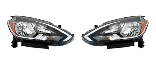 Par Faros Nissan Sentra 2016-2017-2018-2019 Tyc