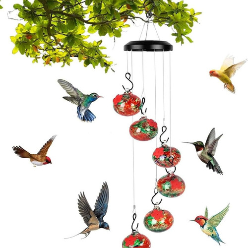 * A 1pc Encantador Comedero For Colibríes Carillón De Viento