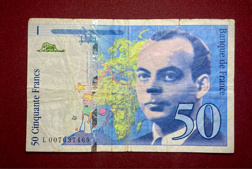 Billete 50 Francos Francia 1993 Pick 157 B Principito