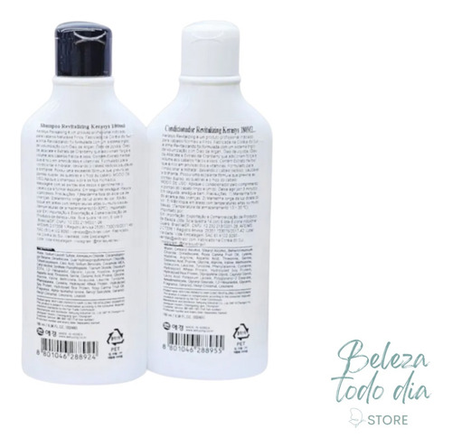 Kit Kerasys Shampoo Condicionador 180 Ml Cada Coreano