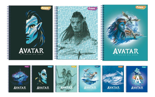 Cuaderno Universitario Torre Avatar 7mm 100 Hojas Pack X 10