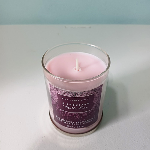 Bath & Body Works Vela Aromática Variedad De Fragancias 227g Rosa Claro Lisa Prosecco Y Peonías