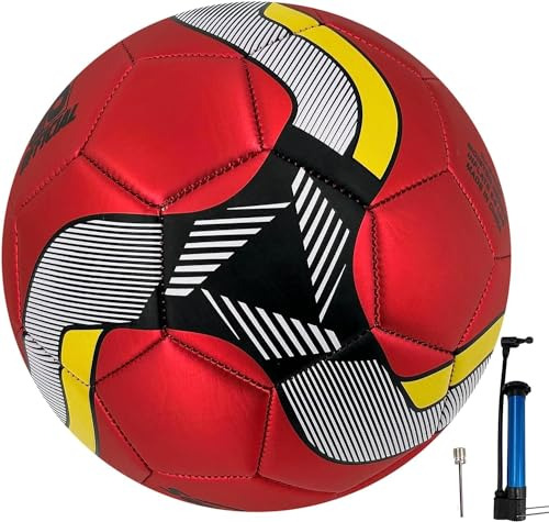 Senston Soccer Ball Official Size 5 With Pump - Training Mat