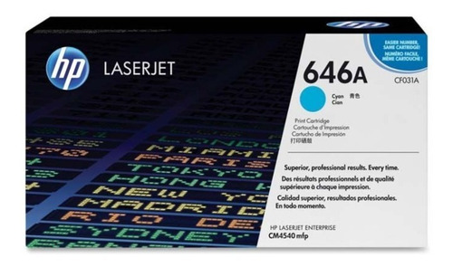 Toner Hp 646a Cf031a Original Hp Color Laserjet Cm4540