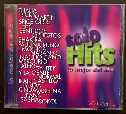 Solo Hits Lo Mejor Del Año Cd Vol.2