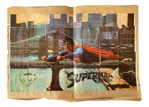 Album Sin Portada Superman 1978 Vintage 185 Estampas 12 Pags