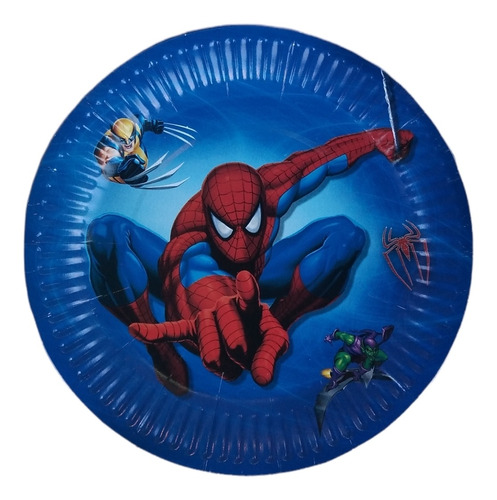 Platos  Spider Man Cumpleaños 