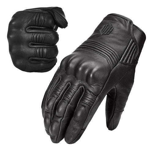 Ilm - Guantes De Piel De Cabra Para Moto, Moto, Deportes De