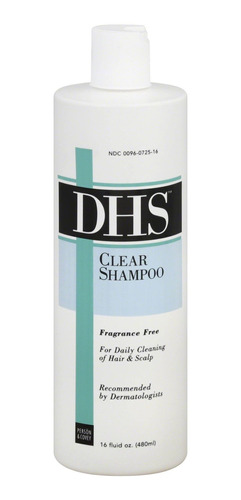 Dhs Shampoo Paquete De 3 Unidades Transparentes De 16 Onzas.