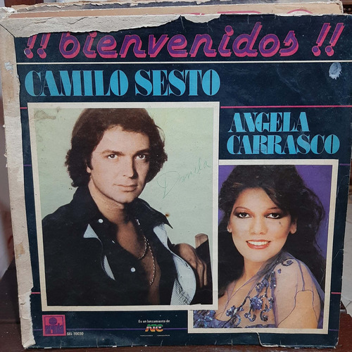 Vinilo Camilo Sesto Angela Carrasco Bienvenidos M3