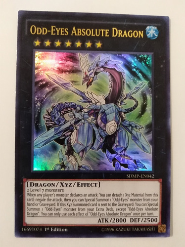 Odd-eyes Absolute Dragon - Ultra Rare     Sdmp