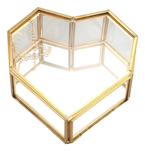 Asd Flip Love Joyero De Cristal Geométrico En Forma De