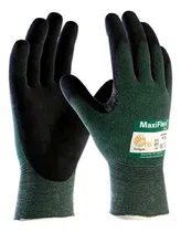 Comprar Guantes Con Revestimiento De Nitrilo Negro Grande, 12 Pares