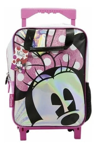 Mochila Carrito Mickey 12 Pulgadas Jardin Mundo Moda Km714