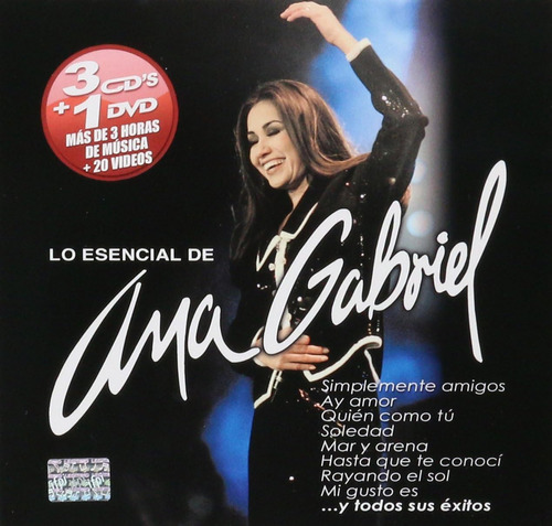 Lo Esencial De Ana Gabriel Box 3 Disco Cd + Dvd Versión del álbum Estándar