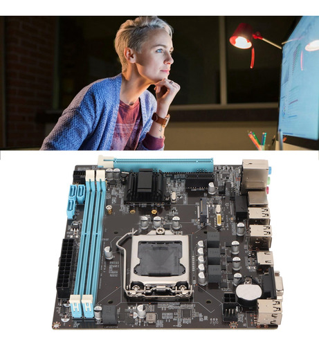 Placa Base Lga 1155 Cpu Socket Desktop, H61 Atx 2 X 8gb Ddr3