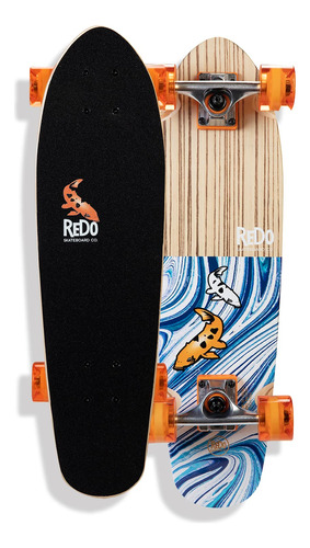 Redo Skateboard Co. Redo - Monopatín Completo De 26 X 7.25.