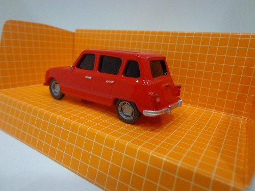 Renault 4 Color Rojo 1/43 Alucinante Replica