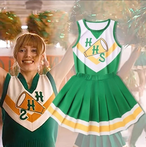 Imagem 2 de 10 de Uniforme Cheerleader Líder De Torcida Hawkins High School