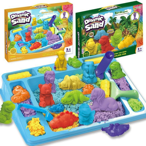 Juego De Arena De Juguete Espacial De Dinosaurio Animal