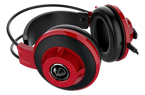 Auricular Gamer Msi Ds501 Gaming Headset Pc Negro Y Rojo Negro/rojo