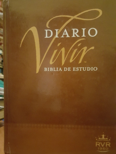 Biblia Reina Valera De Estudio. Diario Vivir. Rvr.