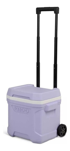 Igloo Hielera Enfriador Lila P/ 24 Latas Con Ruedas Lila