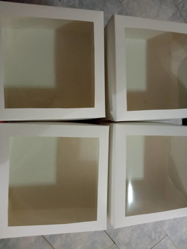 Imagen 6 de 10 de Cajas De Cartón Con Visor De Acetato Con O Sin Divisionrs
