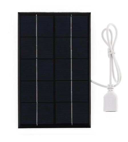 Panel Solar Con Puerto Usb 5w 5v Portátil