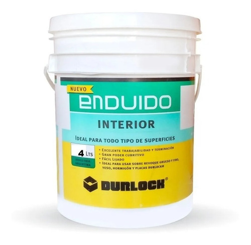 Enduido Interior Para Terminaciones Durlock 4 Kg