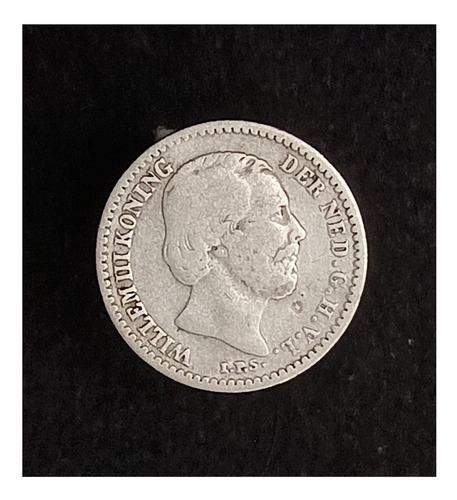 Holanda 10 Cents 1859 Muy Bueno Plata Km 80