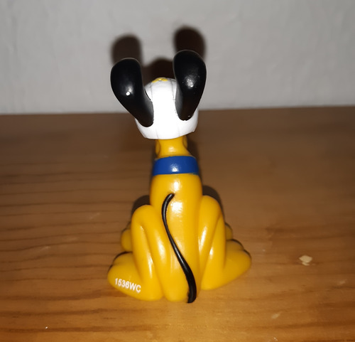 Figura Perro Pluto Con Casco Disney Mickey Mouse (Usado)